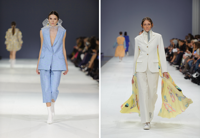 Прозрачные блузки, клеш и вечная полоска: модные тренды сезона весна/лето-2017 от украинских дизайнеров. Часть первая